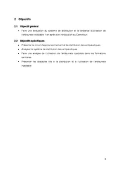 Introduction de l'artésunate injectable au Cameroun: leçons apprises