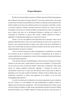 La consécration de la danse au Théâtre national de Chaillot