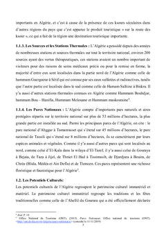 L'Algérie en tant que destination touristique