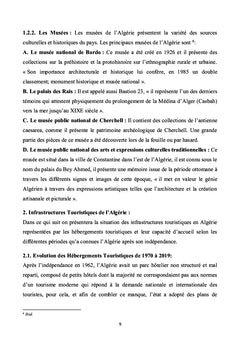 L'Algérie en tant que destination touristique
