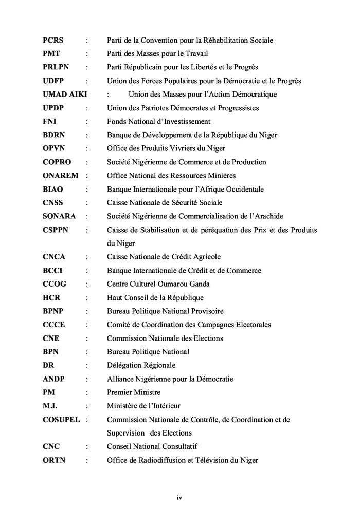 La convention démocratique et sociale CDS-RAHAMA