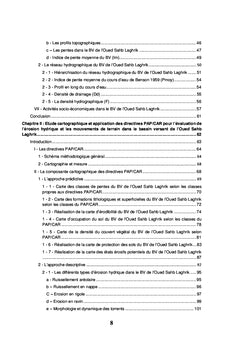Modélisation de l'érosion hydrique et des mouvements de terrain