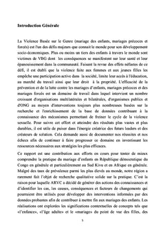 Les mariages des enfants et ses consequences sur les filles