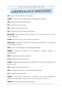 Construction sociale des mecanismes de resolution