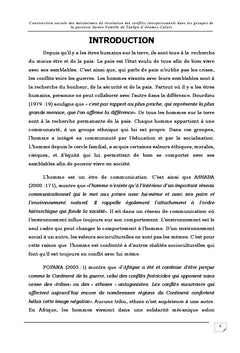 Construction sociale des mecanismes de resolution