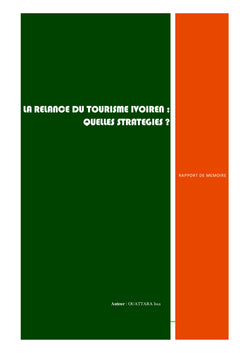 Développement et relance du tourisme Ivoirien