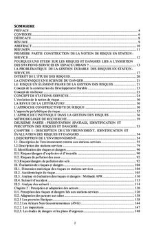 GESTION DURABLE DES RISQUES ET DANGERS DANS LES ETABLISSEMENTS CLASSES