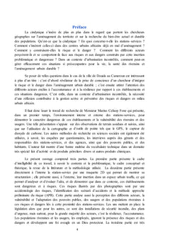 GESTION DURABLE DES RISQUES ET DANGERS DANS LES ETABLISSEMENTS CLASSES