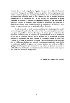 GESTION DURABLE DES RISQUES ET DANGERS DANS LES ETABLISSEMENTS CLASSES