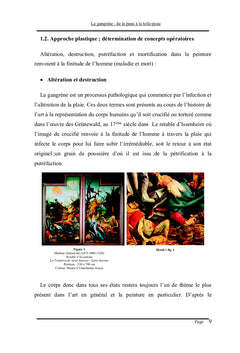 La gangrène :De la peau à la toile -peau