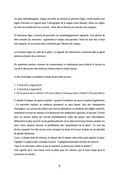 Proverbes bassar : un reflet de la pensée d'une communauté africaine