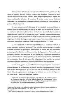 Politique et Developpement en Afrique