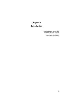 La famille et les relations de famille dans le roman: Qui j'ose aimer