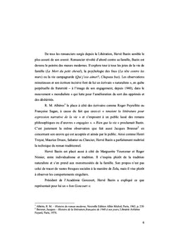 La famille et les relations de famille dans le roman: Qui j'ose aimer