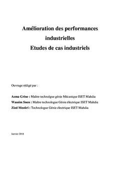 Amélioration des performances industrielles
