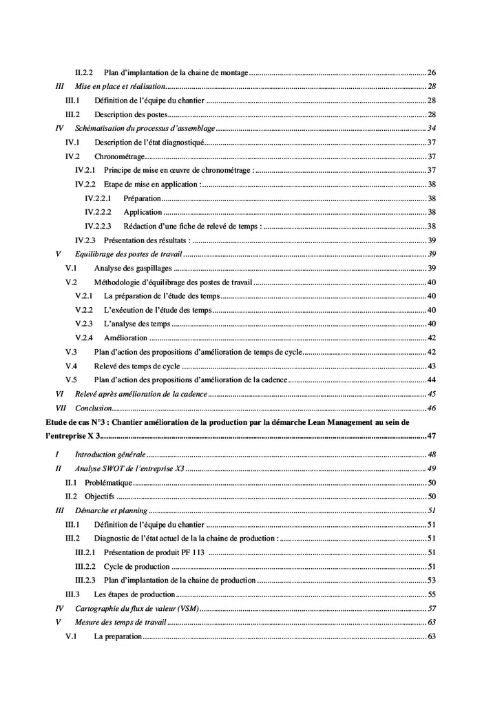 Amélioration des performances industrielles