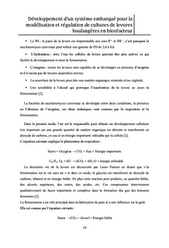 Modélisation et régulation de cultures de levure en bioréacteur
