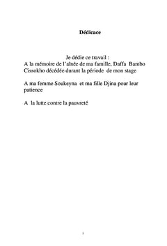 Gestion de l'autonomie financiere d'une institution de microfiannce