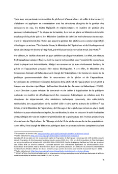 Peche durableet adaptation au changement climatique
