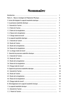 Bases et Strategies de la Preparation Physique Moderne