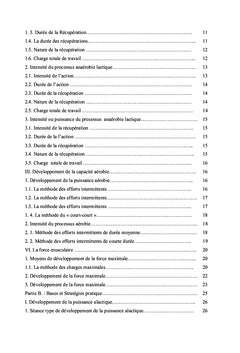 Bases et Strategies de la Preparation Physique Moderne