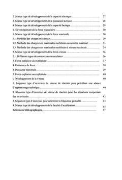 Bases et Strategies de la Preparation Physique Moderne