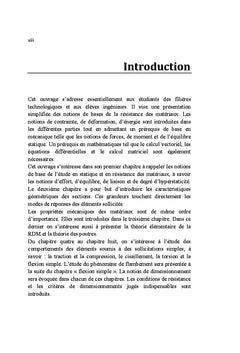 Résistance des matériaux, cours