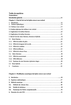 Etude numerique et experimentale des rotors hydrauliques hybrides Darrieus Savonius