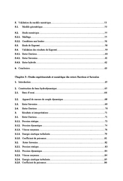 Etude numerique et experimentale des rotors hydrauliques hybrides Darrieus Savonius