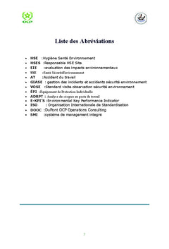 Analyse SWOT et evaluation des impacts environnementaux