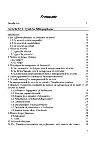 Management des risques industriels