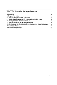 Management des risques industriels