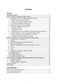 Strategie Marketing des enterprises de la telephonie mobile