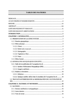 Suivi de la dynamique de l'occupation du sol en Côte d'Ivoire