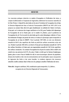 Suivi de la dynamique de l'occupation du sol en Côte d'Ivoire