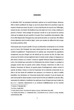 Les paris sportifs : histoire d'une industrie culturelle (1922-1997)