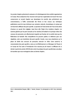 Les paris sportifs : histoire d'une industrie culturelle (1922-1997)