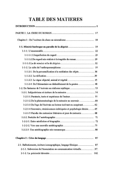 Subversion du roman et poétique du nouveau roman...
