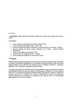 Ipamed - Carte informatisée du patrimoine