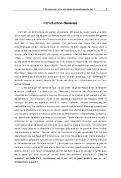L'art numérique, art à part entière ou art entièrement à part ?