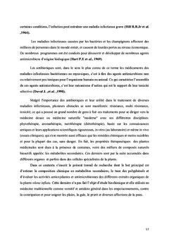 Activités biologiques de l'espèce Silene inflata L.