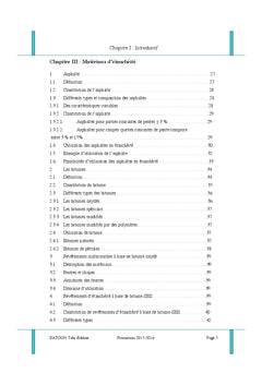Etude de l'étanchéité des terrasses des immeubles