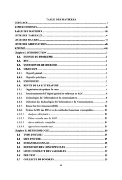 Apport de TIC dans les recettes hospitalières à Kinshasa
