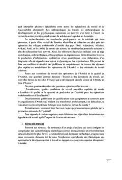 Les formes de travail en développement dans le secteur de l'Attiéké