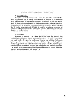 Les formes de travail en développement dans le secteur de l'Attiéké