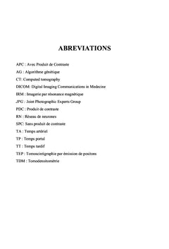 Segmentation des artères et des veines hépatiques