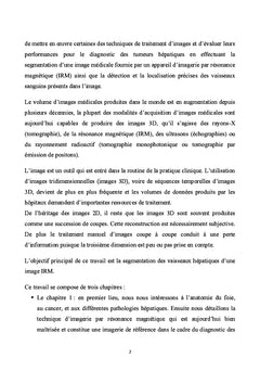 Segmentation des artères et des veines hépatiques