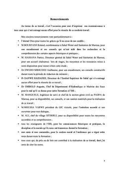 Aménagement hydro-agricole, cas de SITIBIRLI
