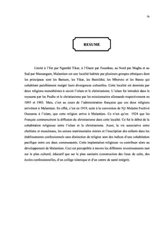 Islam et christianisme à Malantùen
