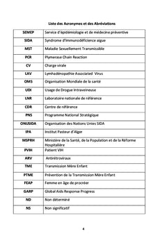 Le VIH Pediatrique dans l'Ouest Algerien